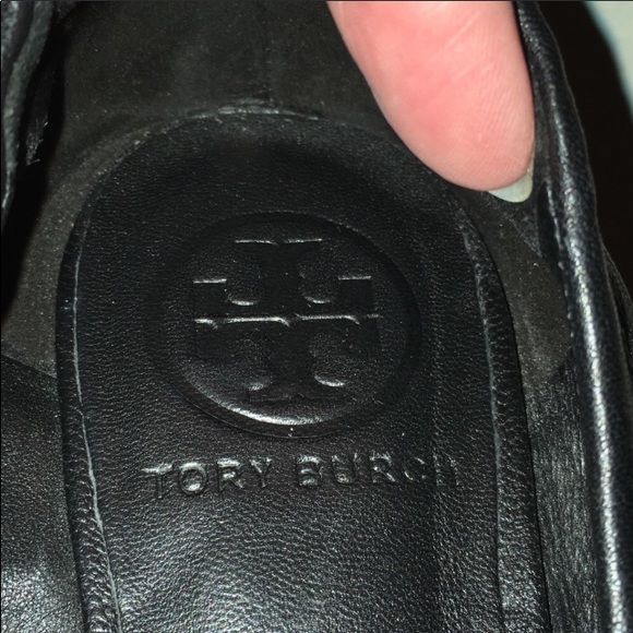 Tory Burch soft black leather wedge heels 7.5 - Picture 7 of 7